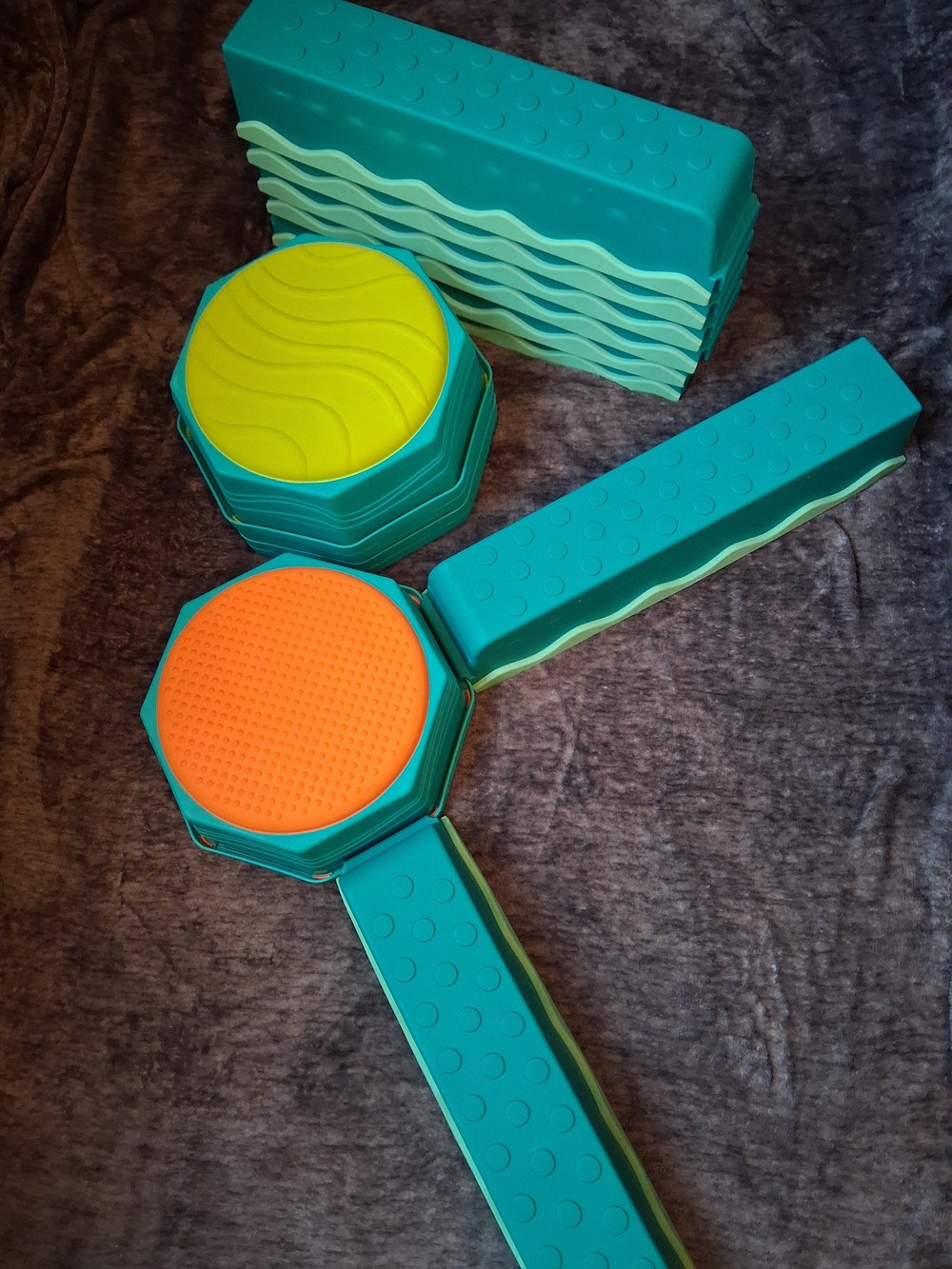 Battat 13pc Balance Beam Stepping Stone Toy Set